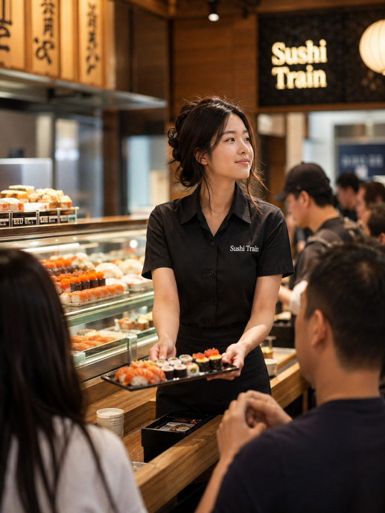 maya in sushi train 900x1200